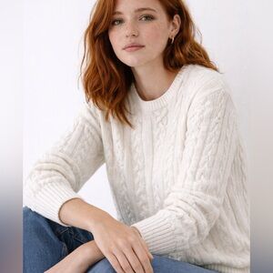 United Colors Of Benetton Cable Knit Sweater